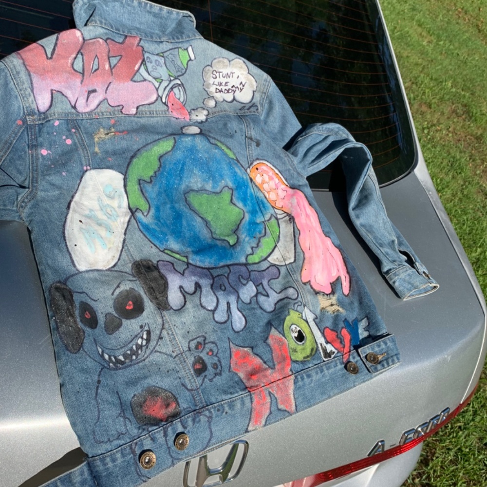 HandCrafted Jean Jacket - Picture 2 of 7